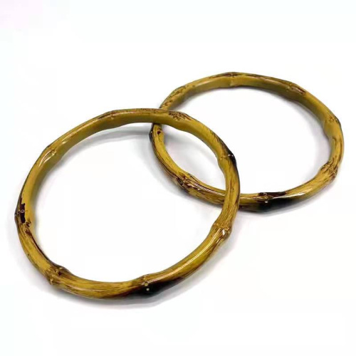 Ручки для сумки бамбук пластик, пара фото 2