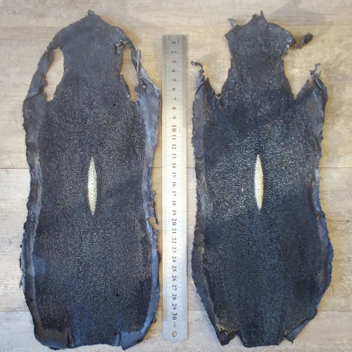 Кожа ската натуральная фактурная фото 5