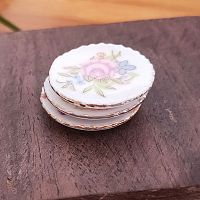 Тарелка для кукол Фарфор Масштаб 1:12  - купить для кожевенного хобби