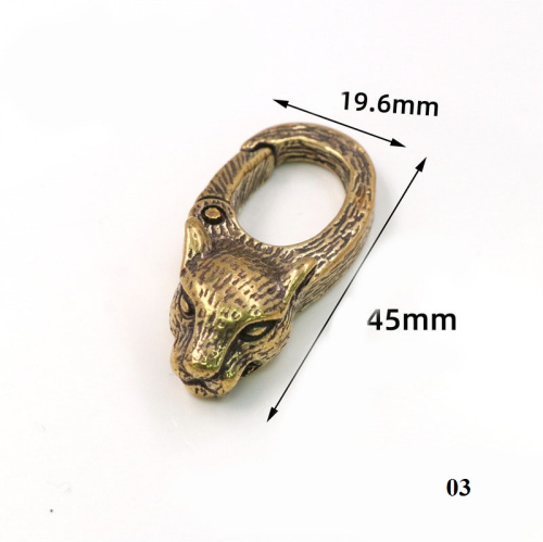 Карабин 12 мм с кольцом 25 мм Латунь фото 11