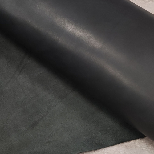 Кожа Юфть 1,8-2,0 мм комб. дубл. Черный Россия фото 4