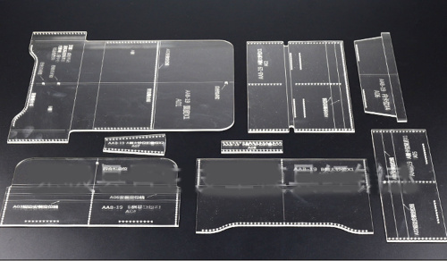 Шаблоны-лекала для портмоне AAB-19  AAB-19 - фото товара фото 2