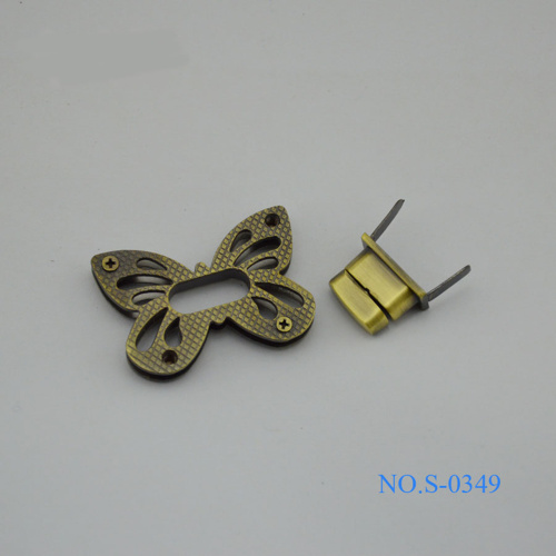 Застежка декоративная для сумки Бабочка S-0349 фото 4
