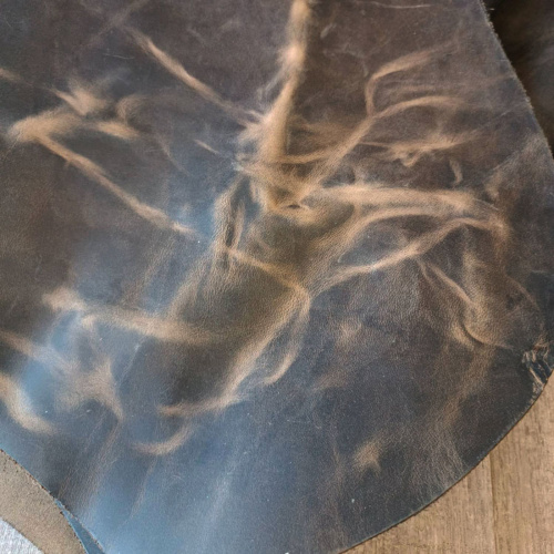 Кожа Крейзи Хорс Dark 1,4-1,6 мм Тёмно Коричневый фото 4