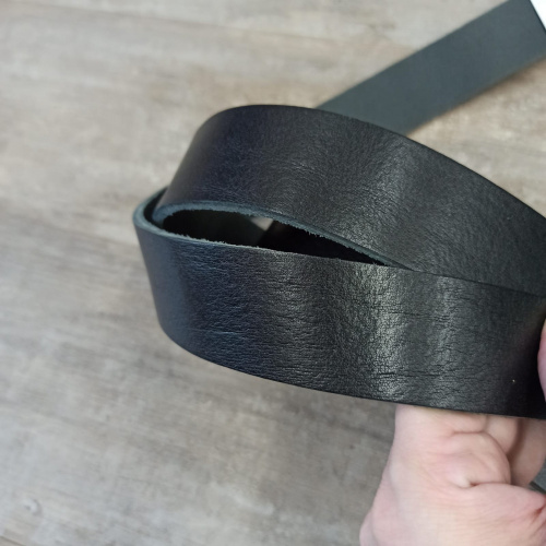 Заготовка для ремня раст. дубл. 35 мм Черный Etrusko Италия  RZ35 - фото товара фото 2