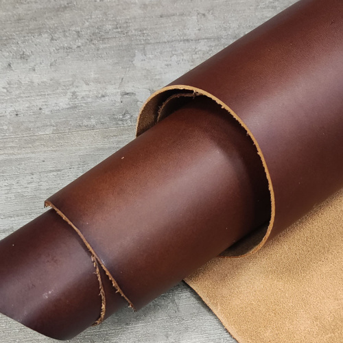 Кожа Пола 1,2 мм растит. дубл. BUTTERO 07 Каштан фото 7