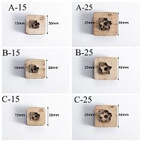 Штанцформы (вырубные штампы) для декора Цветы и Звезды