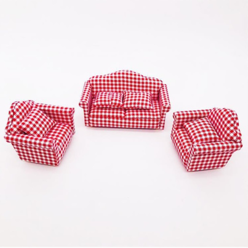 Мягкая мебель для кукол 12 см Обивка бело-красная | Галерея фото | Pava.pro Мягкая мебель для кукол 12 см Обивка бело-красная - фото товара