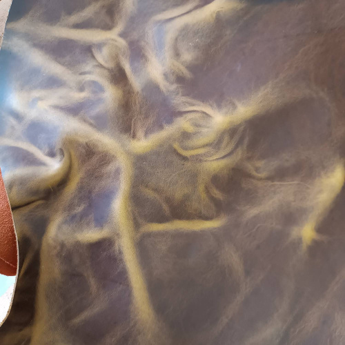 Кожа Крейзи Хорс Dark 1,4-1,6 мм Табак фото 4