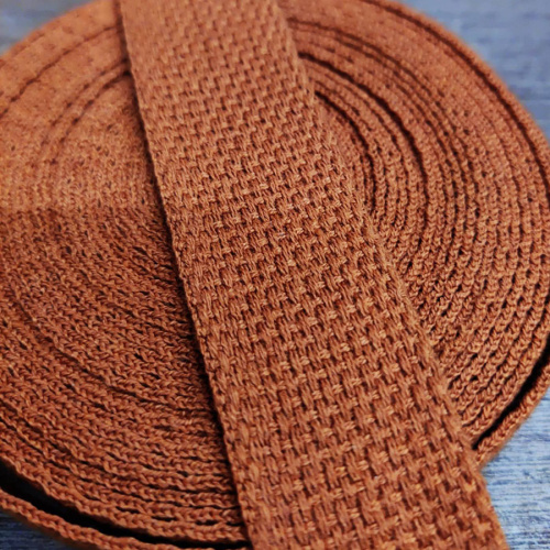 Лента ременная стропа 25 мм, х/б, толщ.1,5 мм фото 18