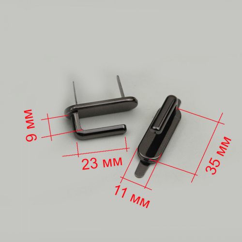 Комплект фурнитуры c замочком для сумок фото 7 Комплект фурнитуры c замочком для сумок фото 7