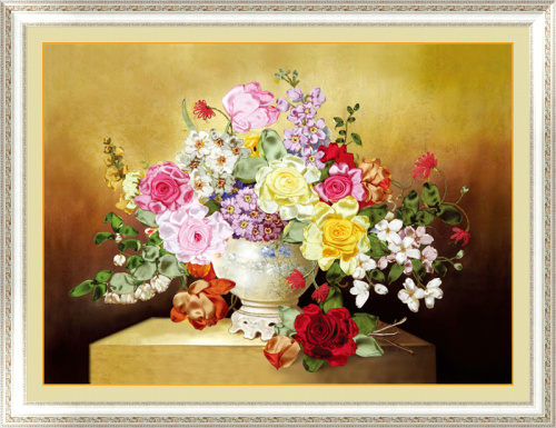 Набор для вышивки лентами Палитра солнечного дня   - фото товара