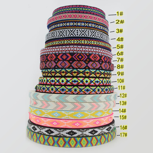 Лента текстильная 22-25 мм Вышивка Ассорти фото 2