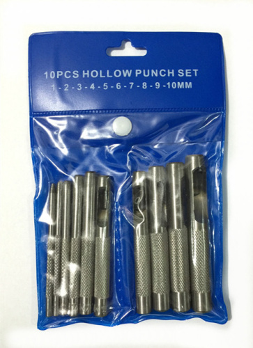 Пробойники для кожи диаметр 1-10 мм набор 10 шт | Галерея фото | Pava.pro Пробойники для кожи диаметр 1-10 мм набор 10 шт - фото товара