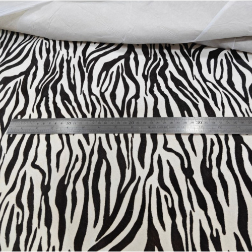 Кожа с ворсом 1,2-1,4 мм Зебра фото 4