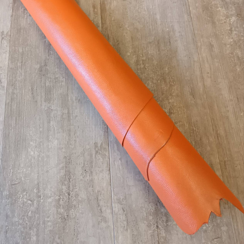 Кожа Козы Подкладочная (шевро) 0,8-1,0 мм Оранжевый
