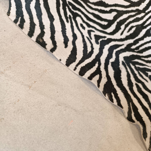 Кожа с ворсом 1,2-1,4 мм Зебра 2 фото 3
