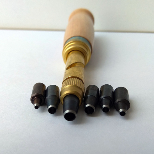 Пробойник для кожи 6 насадок  AC XN-K02 - фото товара фото 3