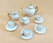 Чайный сервиз для кукол 7 предметов  - купить для кожевенного хобби