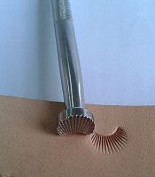 Штамп для тиснения по коже C-431-М PGF  нерж.сталь  - купить для кожевенного хобби