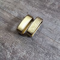 Шлевка для ремня 35 мм Латунь