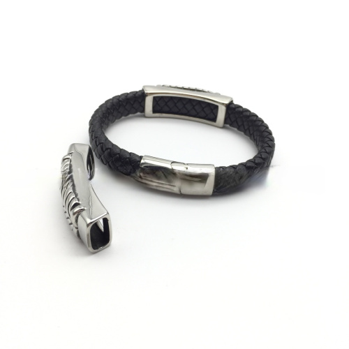 Бусина 12х6 мм для плоских браслетов Колос Сталь фото 4 Бусина 12х6 мм для плоских браслетов Колос Сталь фото 4