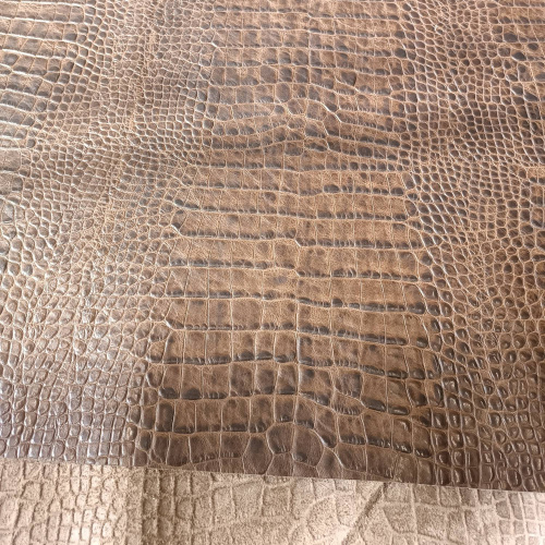 Кожа Кайман 1,0 Тёмно Коричневый Турция фото 5