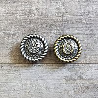 Кончо для кожаных изделий 25 мм Подкова латунь