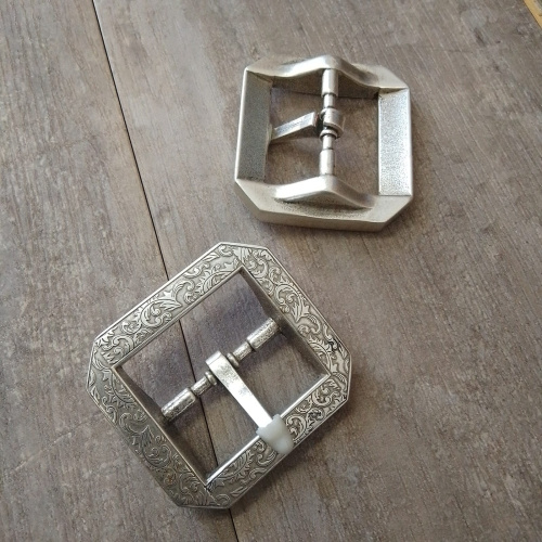 Пряжка 38 мм стальная декоративная арт. G67   PD 38S G67 - фото товара