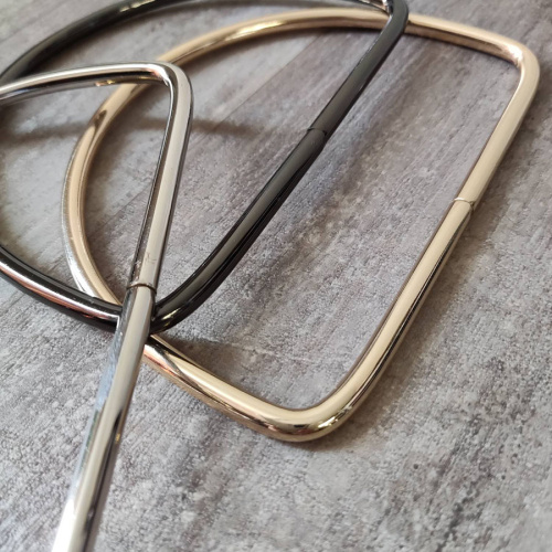 Ручки для сумки D-образные 10 см пара фото 2 Ручки для сумки D-образные 10 см пара фото 2