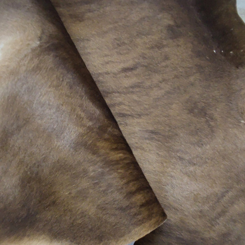 Кожа с ворсом (мех пони) 1,2 мм Дижон тигровый Италия фото 5