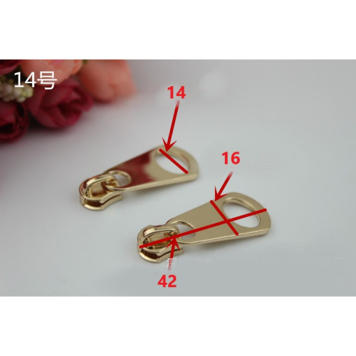 Бегунок с пуллером для молнии №5 под золото фото 7 Бегунок с пуллером для молнии №5 под золото фото 7