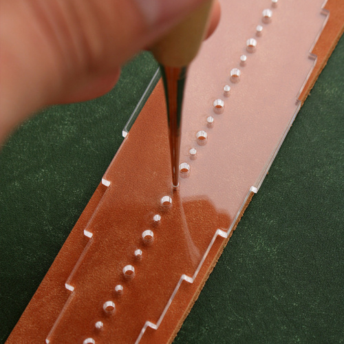 Шаблон-лекало для центровки отверстий ремня фото 5