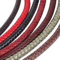Шнур кожаный круглого сечения 8 мм плетеный Ретро 20 см