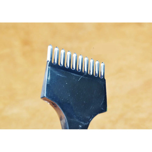 Пробойники строчные ромбовидные 3-6 мм полированная сталь Набор 1+2+5+10 фото 7