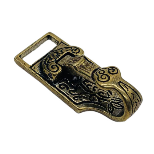 Карабин пружинный 16 мм латунь  YS-078 - фото товара фото 2