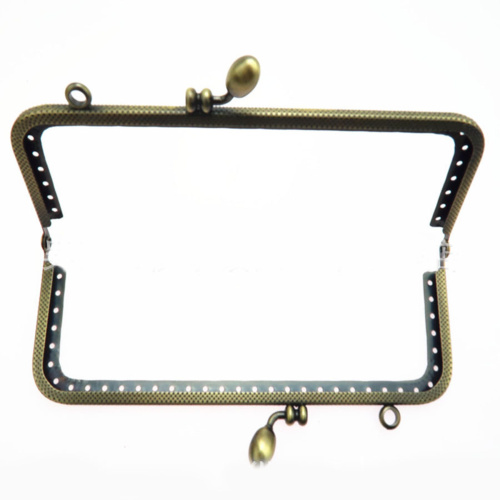 Фермуар пришивной бронзовый прямоугольный 8,5-20,5 см, арт.076 фото 3