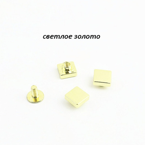 Винт декоративный 8 мм Квадрат фото 4