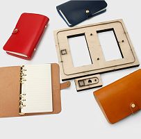 Штанцформа для кожи Обложка для блокнота А6  - купить для кожевенного хобби