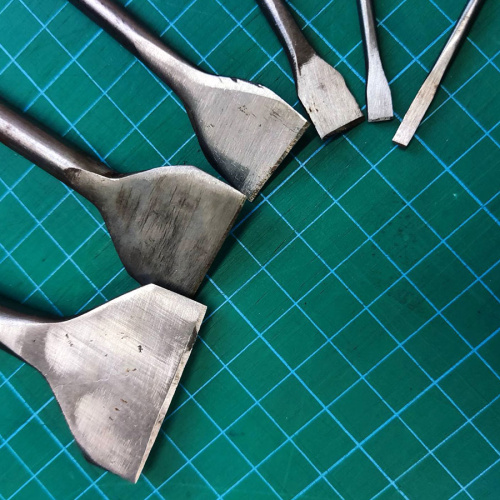 Уценка! Нож прорубной для кожи  фото 2