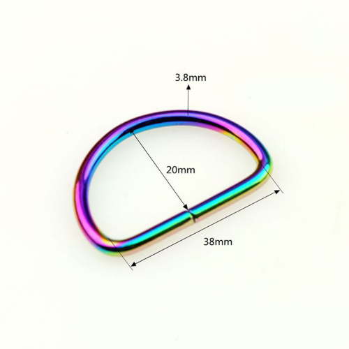 Полукольцо D-образное 20-32 мм цвет Хамелеон фото 4