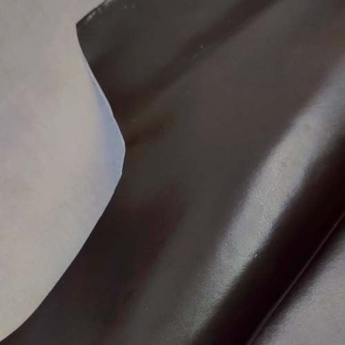 Кожа плечи 1,5 мм растит. дубл. Темно-коричневый Италия фото 3