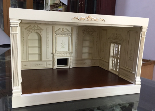 Румбокс для кукол Роспись на белом  D RX-001 - фото товара фото 9