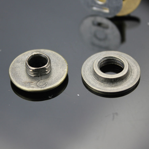 Застежка магнитная зажимная 17 мм бронза  HY240 - фото товара фото 3