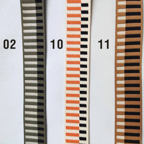 Лента ременная стропа 38 мм Полоски п/э фото 3