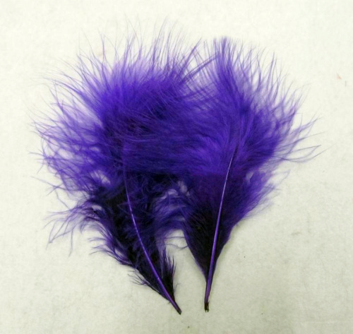 Перо индейки пуховое 10 шт. фото 5