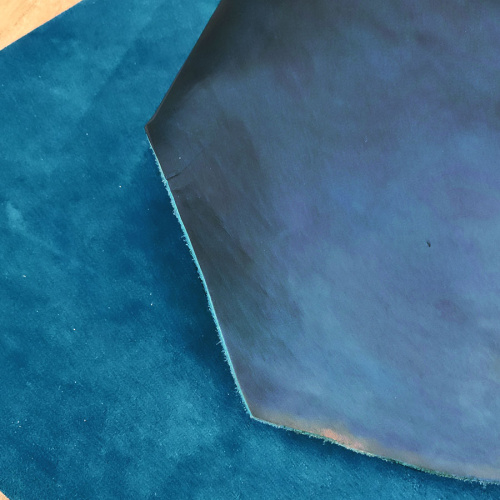 Кожа КРС 1,6-1,8 мм Фьюжен Бирюза фото 4