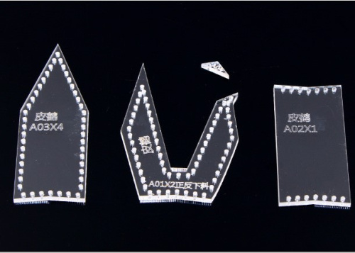 Шаблоны-лекала для брелка Журавлик AAB  AAB - фото товара фото 3