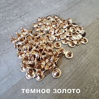 Хольнитены двухсторонние Темное золото 10 шт.