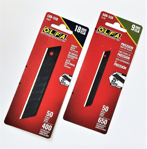 Сменное лезвие OLFA BLACK MAX для выдвижного резака 9 мм  OLFA OL-ABB - фото товара фото 2